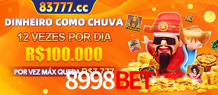 Banner do programa de recompensas Recomende para amigos do 8998BET, detalhando os bônus por convidar amigos, com prêmios que chegam a R$288.888.