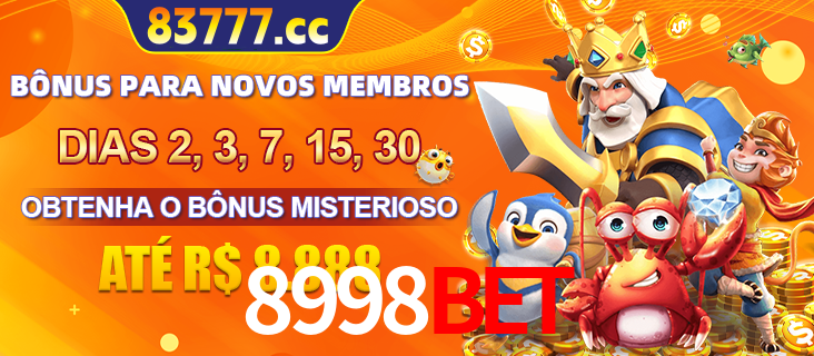 Anúncio dos benefícios para Membro VIP Sênior na plataforma 8998BET, incluindo bônus promocionais, semanais e mensais, ilustrado com o personagem Fortune Tiger.