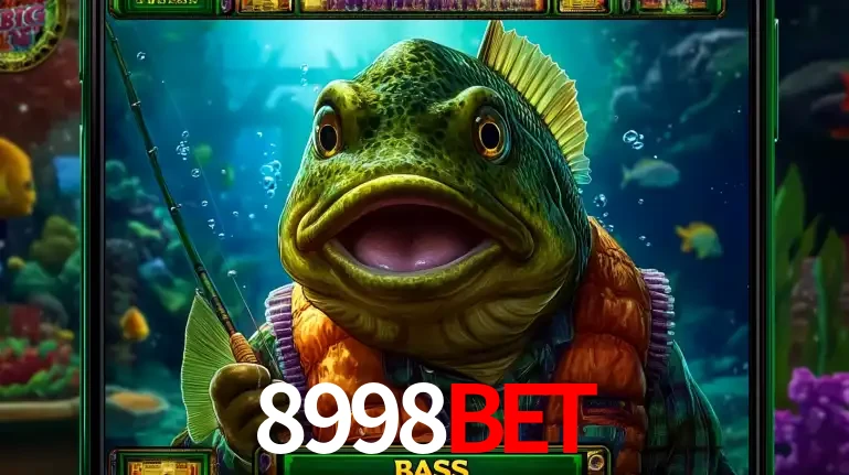 Personagem de peixe pescador do popular jogo de slot com tema de pescaria, uma das emocionantes opções de caça-níqueis para jogar e ganhar no cassino 8998BET.
